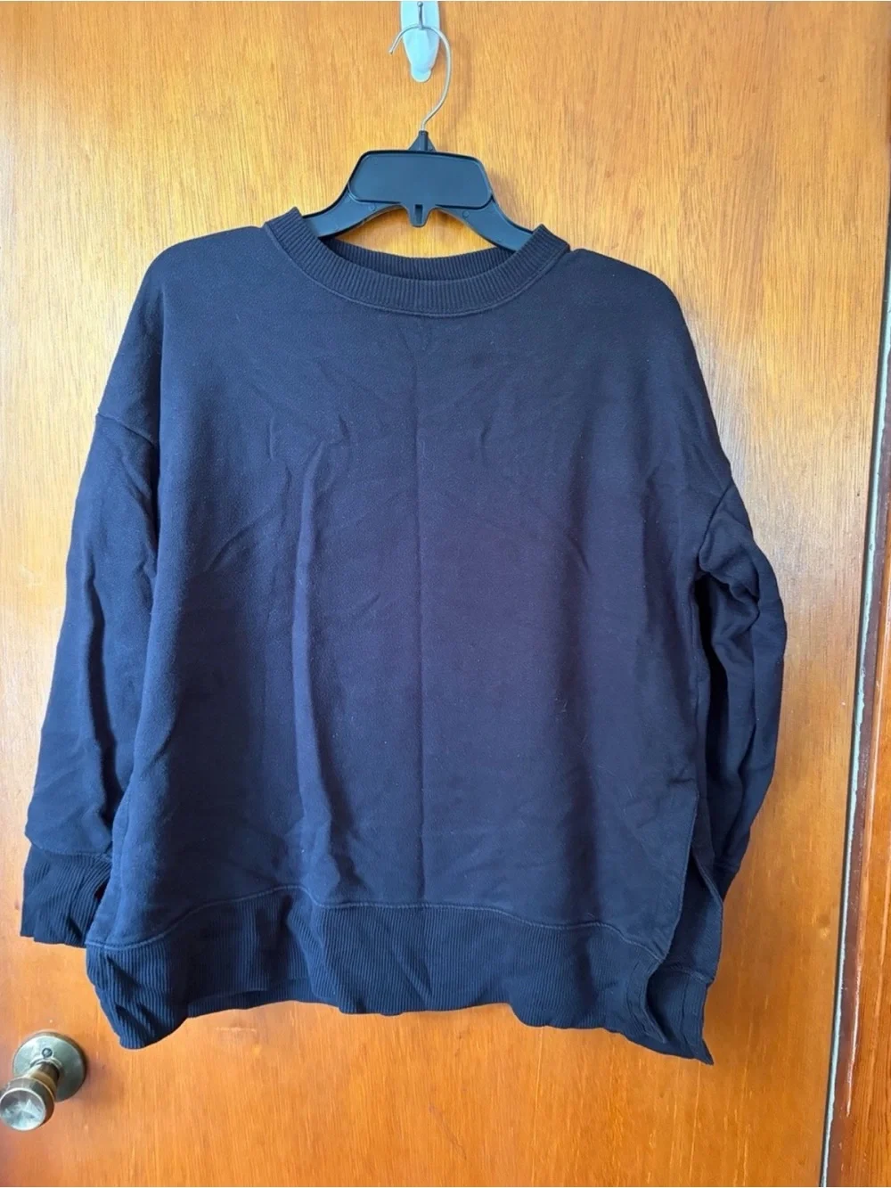 Women’s Black Crewneck Sweater